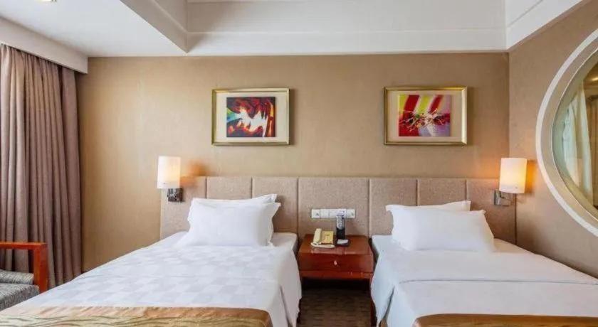 Bed in Jinan Blue Horizon Hotel Shizhong