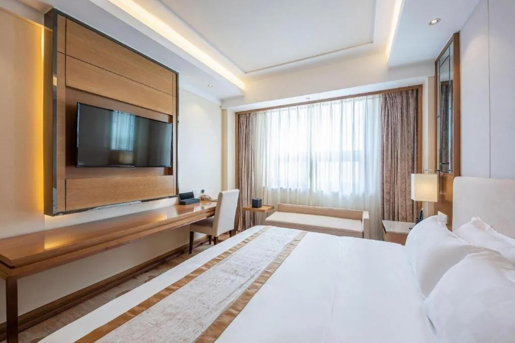 Bed in Jinan Blue Horizon Hotel Shizhong