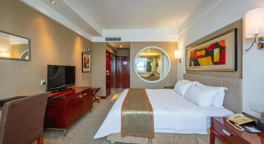 Bed in Jinan Blue Horizon Hotel Shizhong