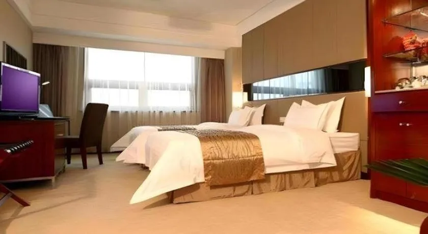 Bed in Jinan Blue Horizon Hotel Shizhong