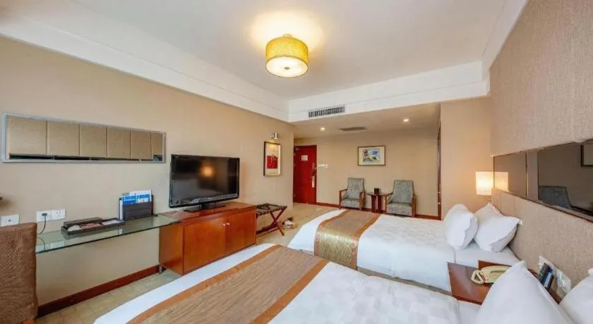 Bed in Jinan Blue Horizon Hotel Shizhong