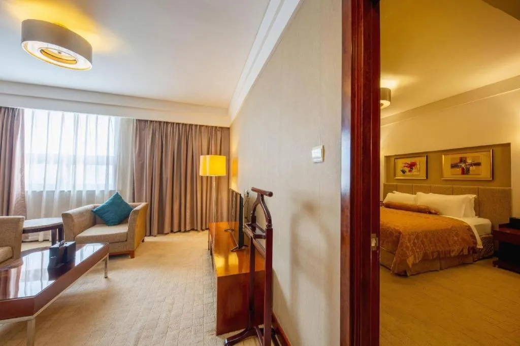 Bed in Jinan Blue Horizon Hotel Shizhong