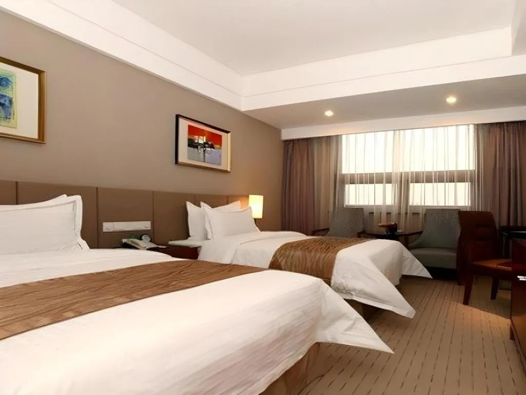 Bed in Jinan Blue Horizon Hotel Shizhong