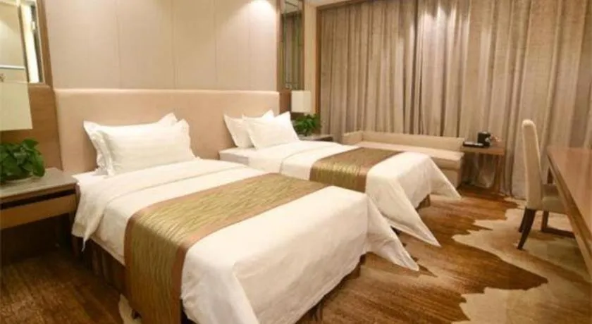Bed in Jinan Blue Horizon Hotel Shizhong