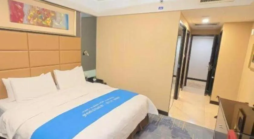 Bed in Zibo Blue Horizon International Hotel