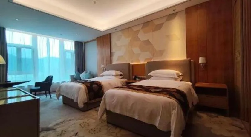 Bed in Jinggangshan ZhongTaiLai International Hotel