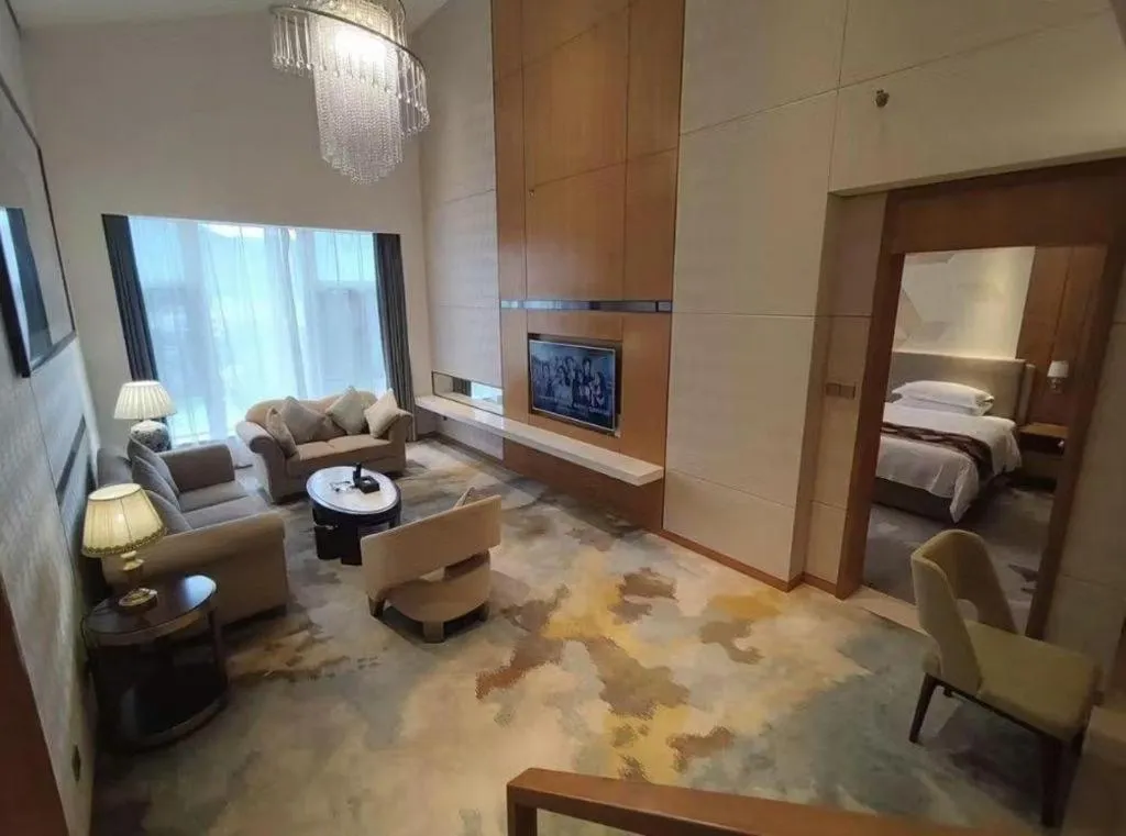 Bed in Jinggangshan ZhongTaiLai International Hotel