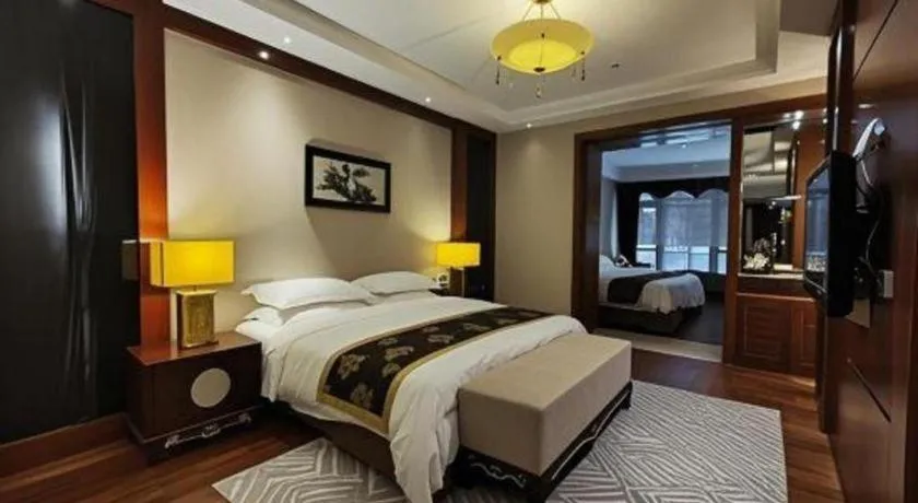 Bed in Jinggangshan ZhongTaiLai International Hotel