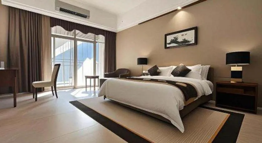 Bed in Jinggangshan ZhongTaiLai International Hotel