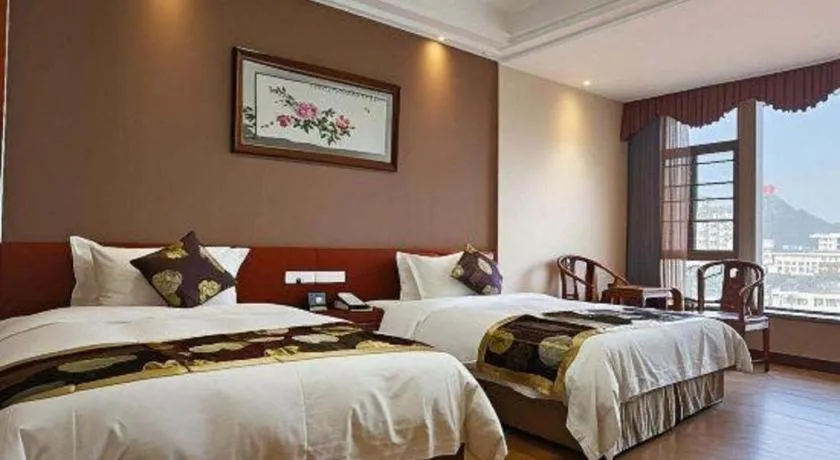 Bed in Jinggangshan ZhongTaiLai International Hotel