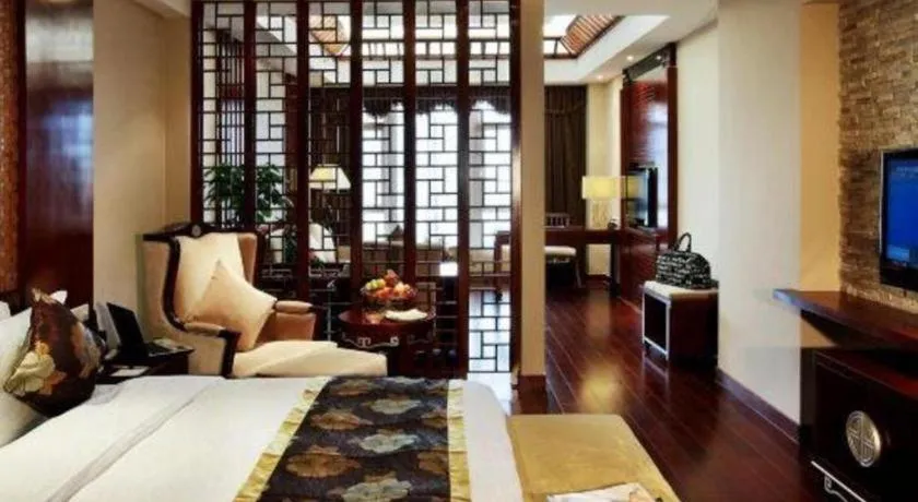 Bed in Jinggangshan ZhongTaiLai International Hotel