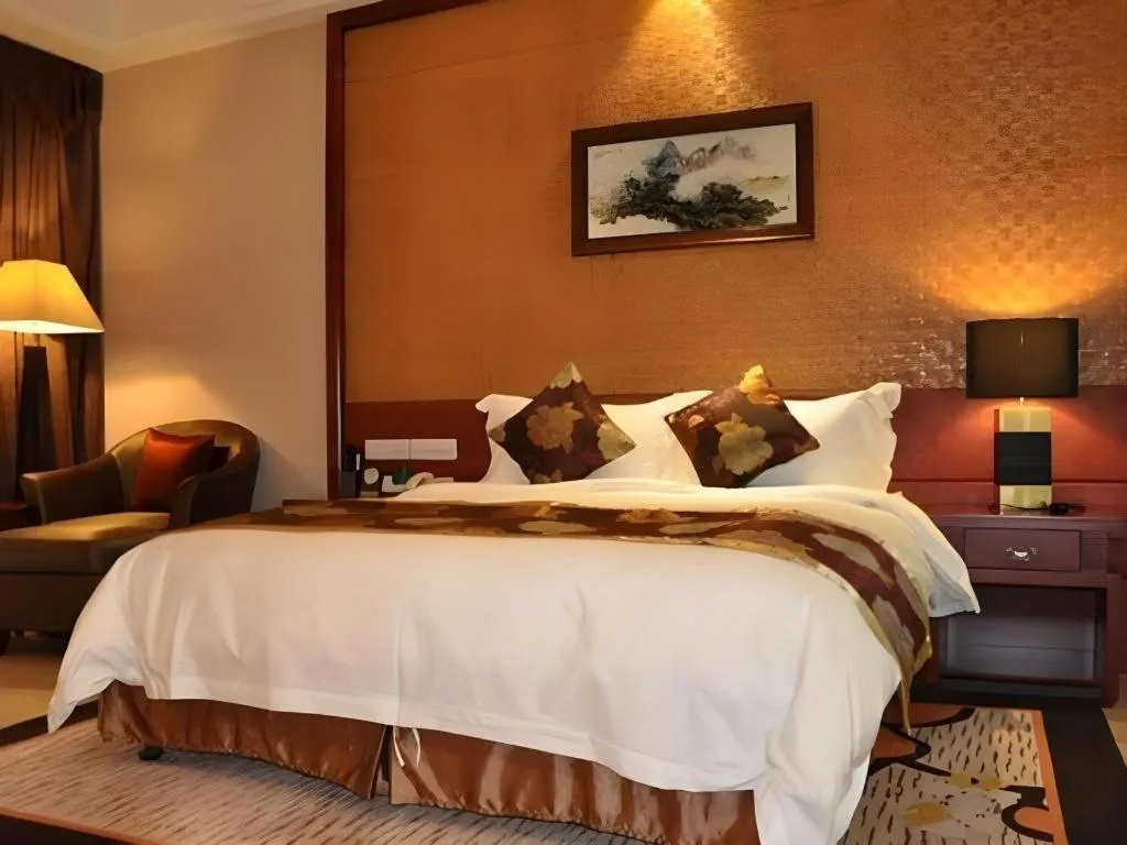 Bed in Jinggangshan ZhongTaiLai International Hotel