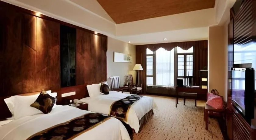 Bed in Jinggangshan ZhongTaiLai International Hotel