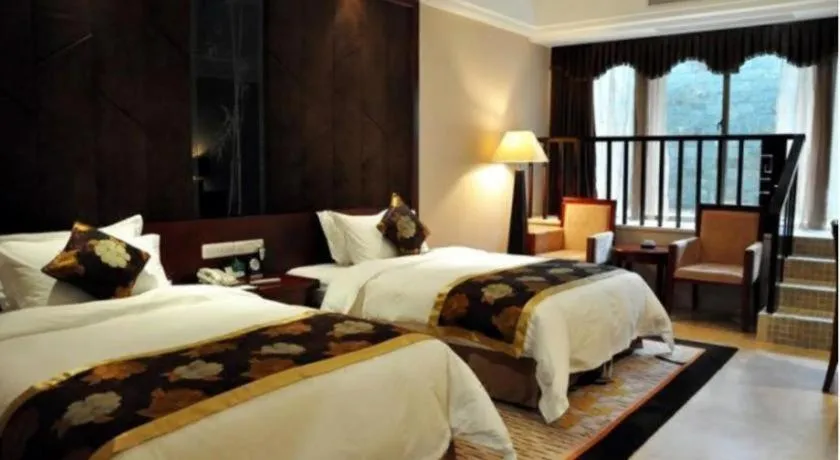 Bed in Jinggangshan ZhongTaiLai International Hotel