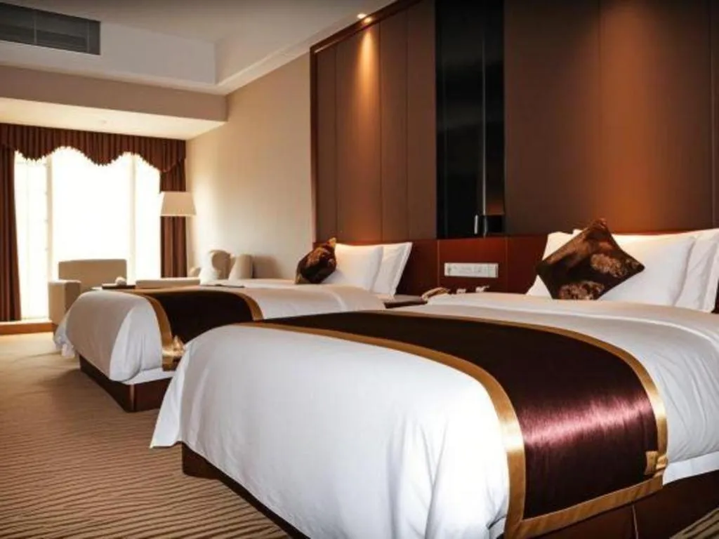 Bed in Jinggangshan ZhongTaiLai International Hotel