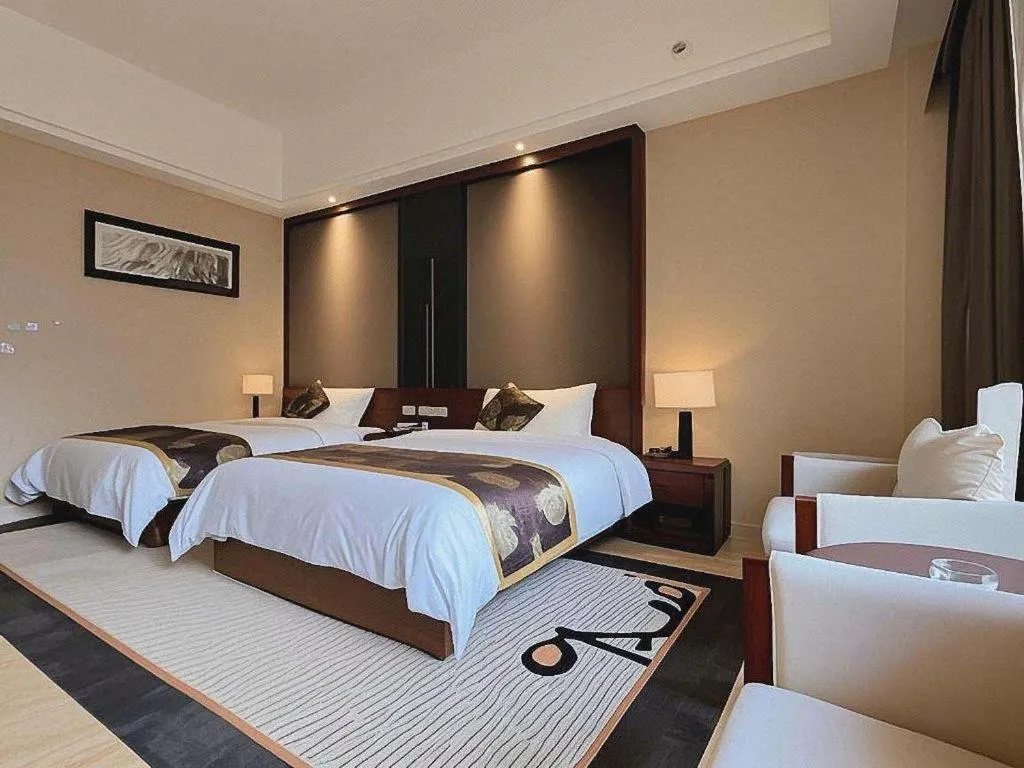 Bed in Jinggangshan ZhongTaiLai International Hotel