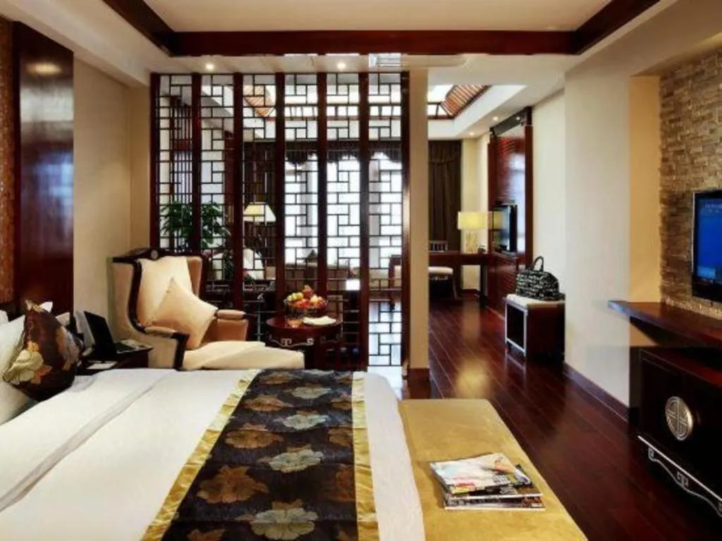 Bed in Jinggangshan ZhongTaiLai International Hotel