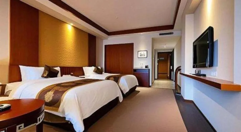 Bed in Jinggangshan ZhongTaiLai International Hotel
