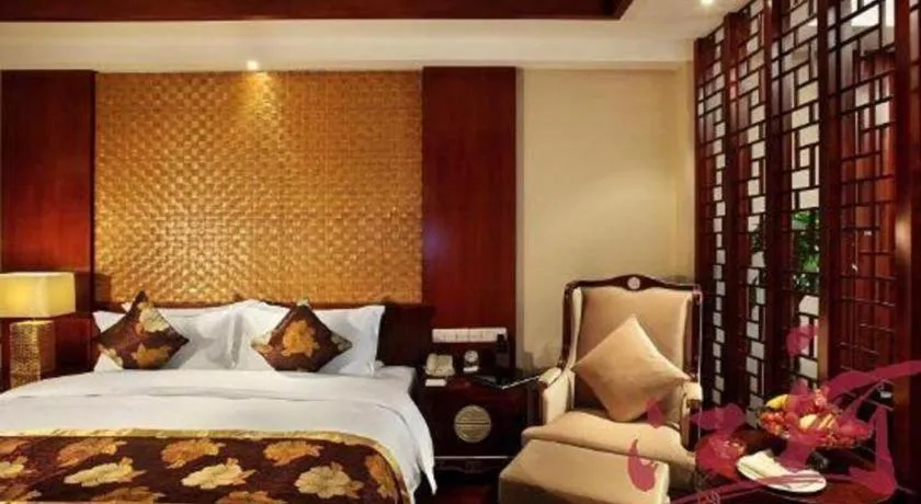 Bed in Jinggangshan ZhongTaiLai International Hotel