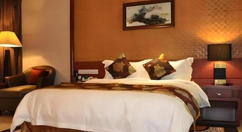 Bed in Jinggangshan ZhongTaiLai International Hotel