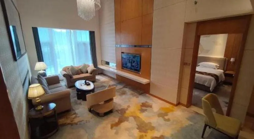 Bed in Jinggangshan ZhongTaiLai International Hotel