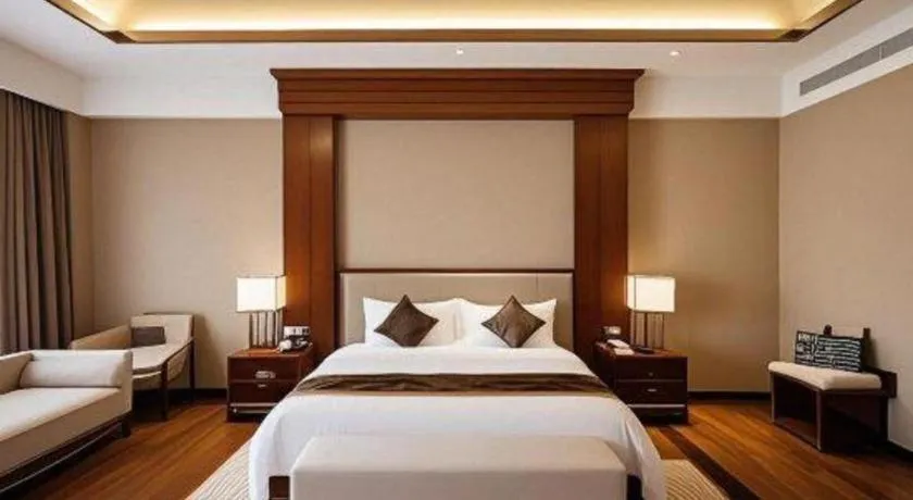 Bed in Jinggangshan ZhongTaiLai International Hotel