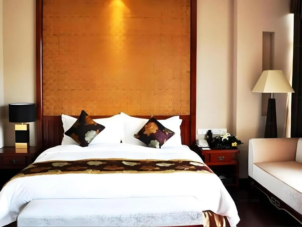 Bed in Jinggangshan ZhongTaiLai International Hotel