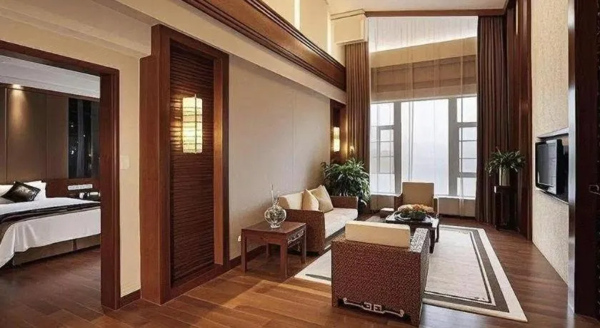 Bed in Jinggangshan ZhongTaiLai International Hotel