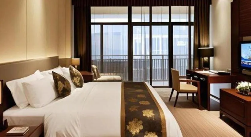 Bed in Jinggangshan ZhongTaiLai International Hotel