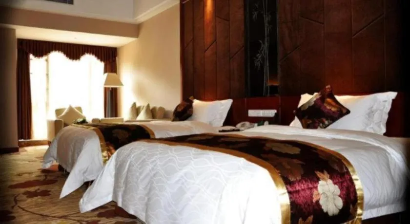 Bed in Jinggangshan ZhongTaiLai International Hotel