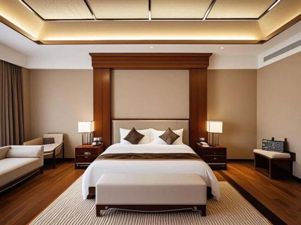 Bed in Jinggangshan ZhongTaiLai International Hotel