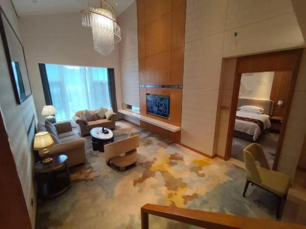 Bed in Jinggangshan ZhongTaiLai International Hotel