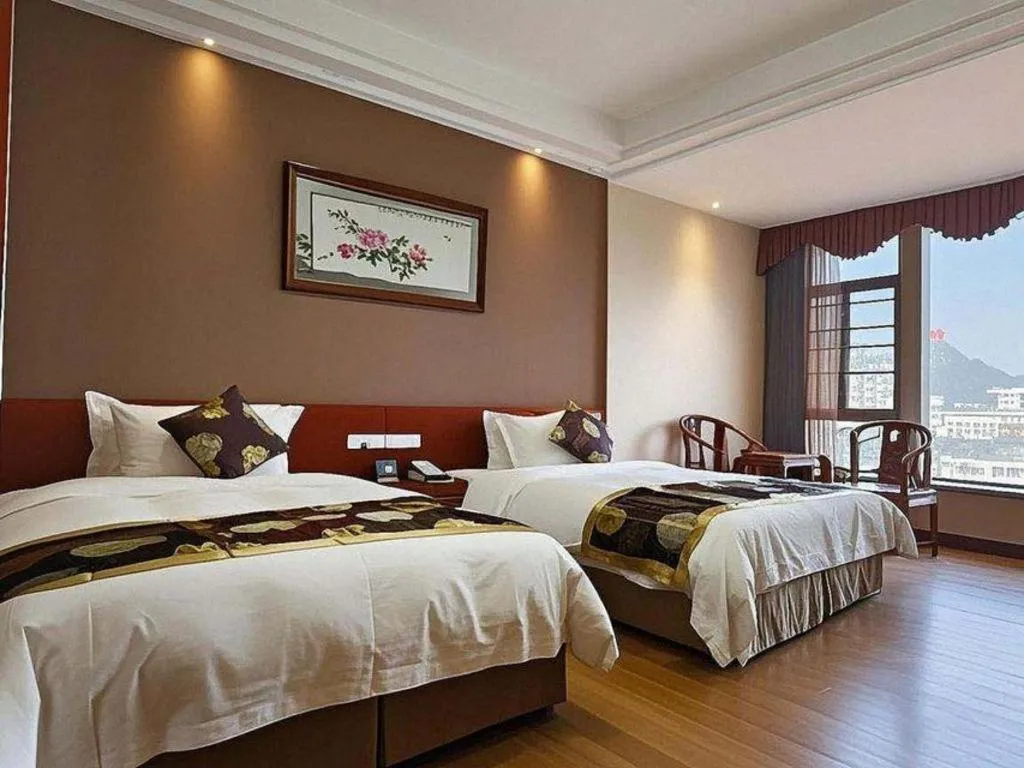 Bed in Jinggangshan ZhongTaiLai International Hotel
