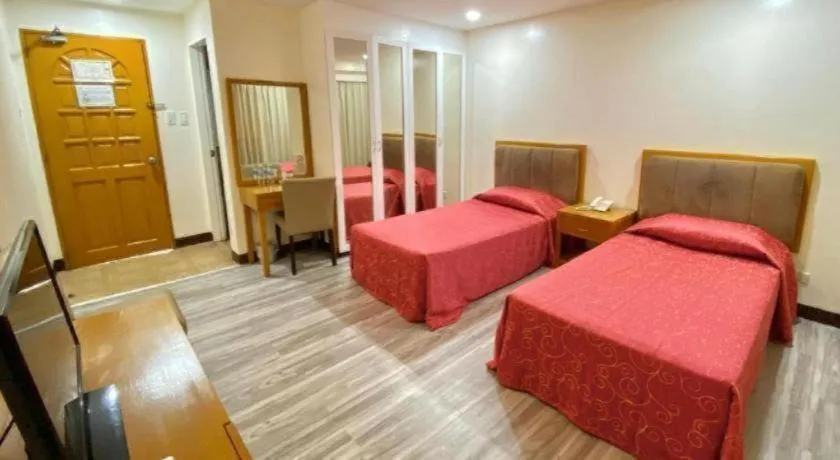 Bed in Bayfront Hotel Subic