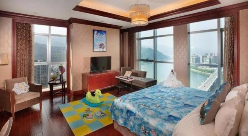 Bed in Jiande Peninsula Kaihao Hotel