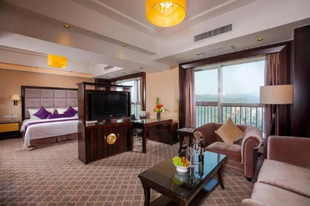 Bed in Jiande Peninsula Kaihao Hotel