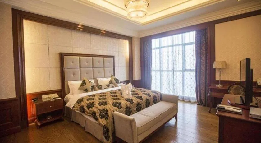 Bed in Jiande Peninsula Kaihao Hotel