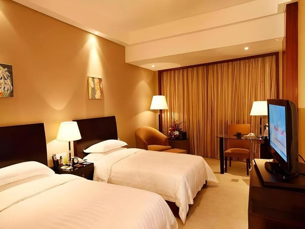 Bed in Jiande Peninsula Kaihao Hotel