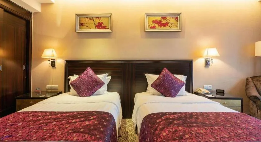 Bed in Jiande Peninsula Kaihao Hotel