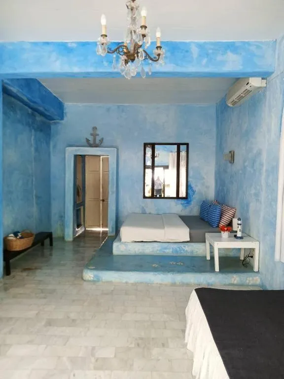 Bed in Brassiere Beach Hotel