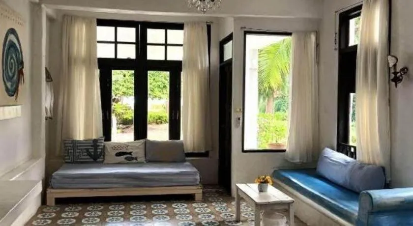 Bed in Brassiere Beach Hotel