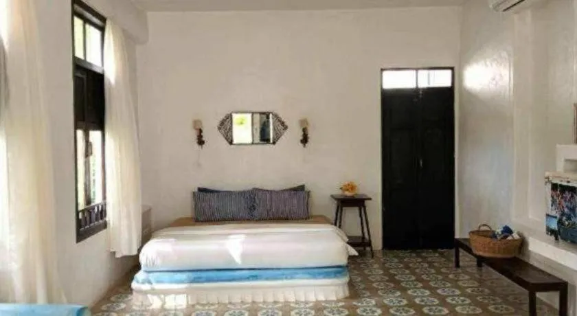 Bed in Brassiere Beach Hotel