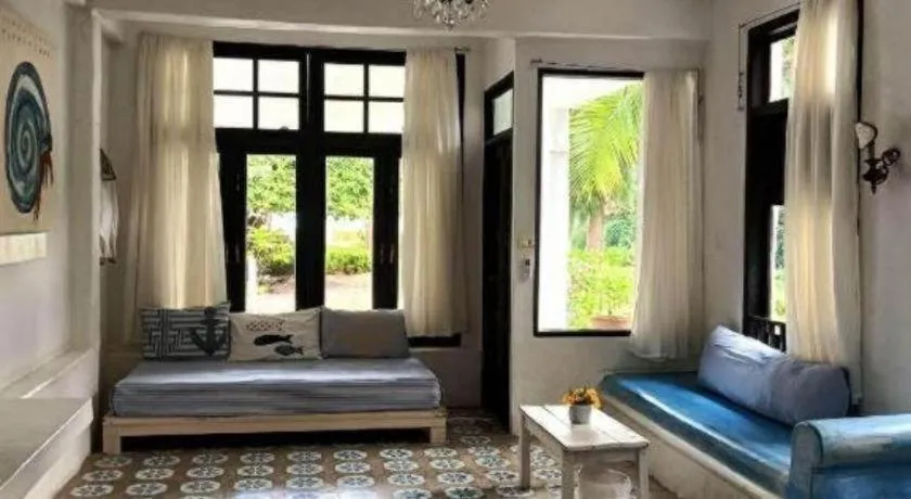 Bed in Brassiere Beach Hotel