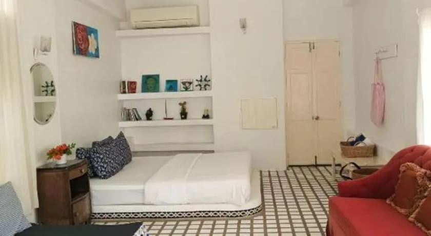 Bed in Brassiere Beach Hotel