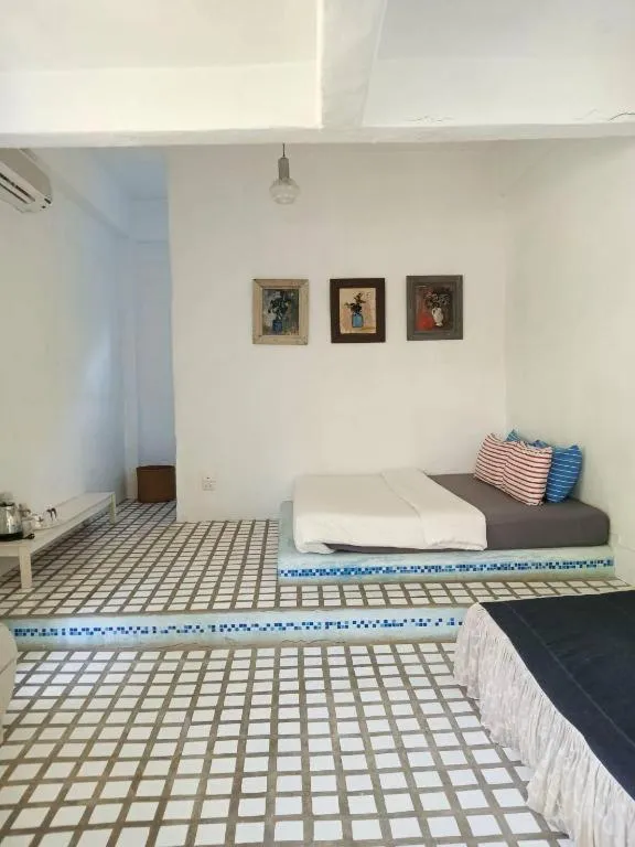 Bed in Brassiere Beach Hotel