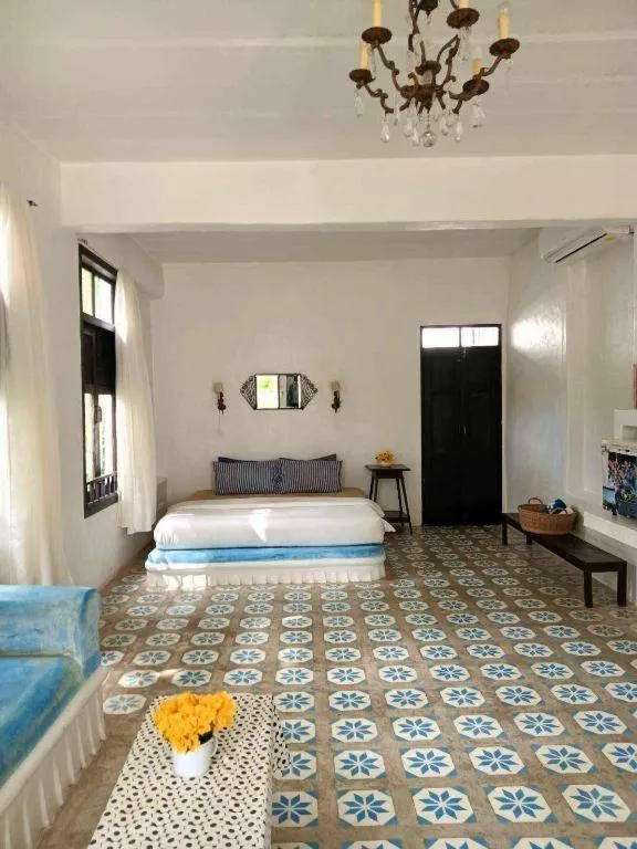 Bed in Brassiere Beach Hotel