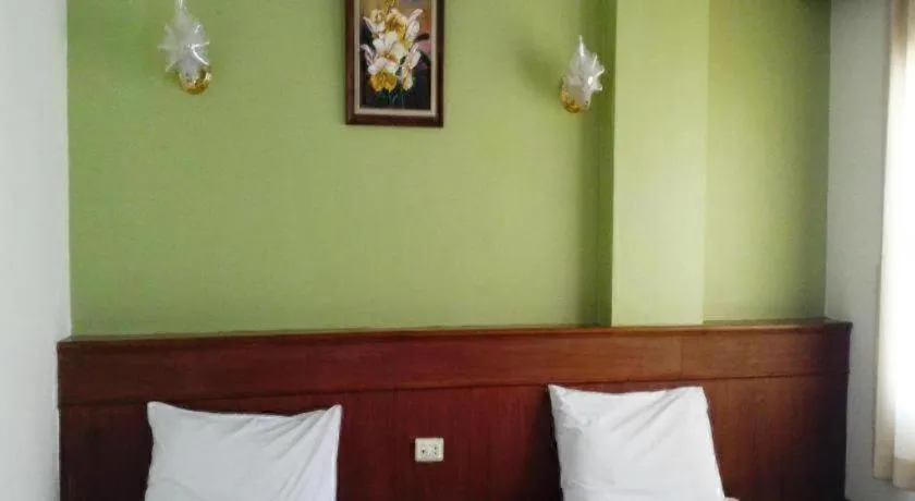 Bed in Loei Orchid Hotel