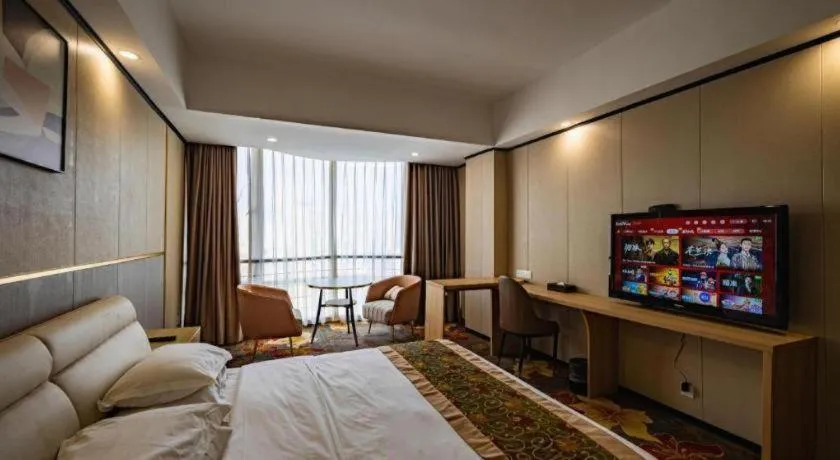 Bed in Wuhan Newport International Hotel