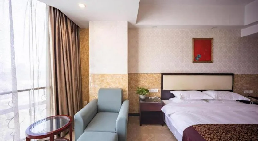 Bed in Wuhan Newport International Hotel
