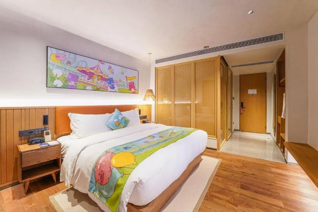 Bed in Dongguan Castfast Hotel